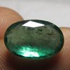 2.05 Ctw / 100% Natural Colombian Emerald Loose Gemstone Faceted Oval size - 6.5x10 mm